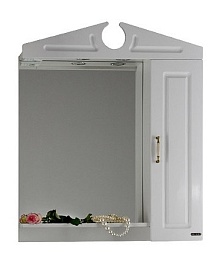 Водолей Мебель для ванной Капри 75 R белая – фотография-3